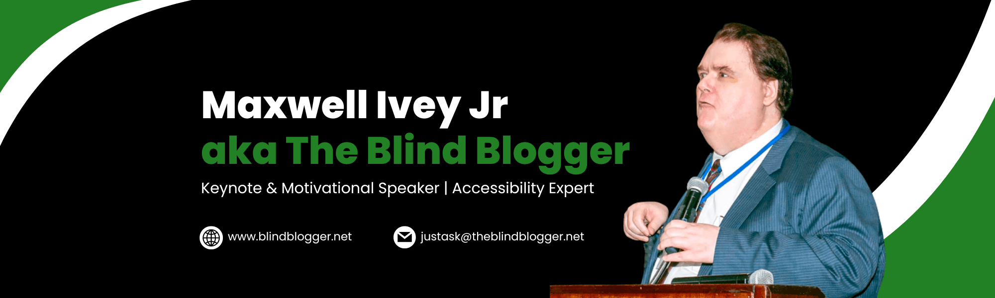 The Blind Blogger Maxwell Ivey cover image